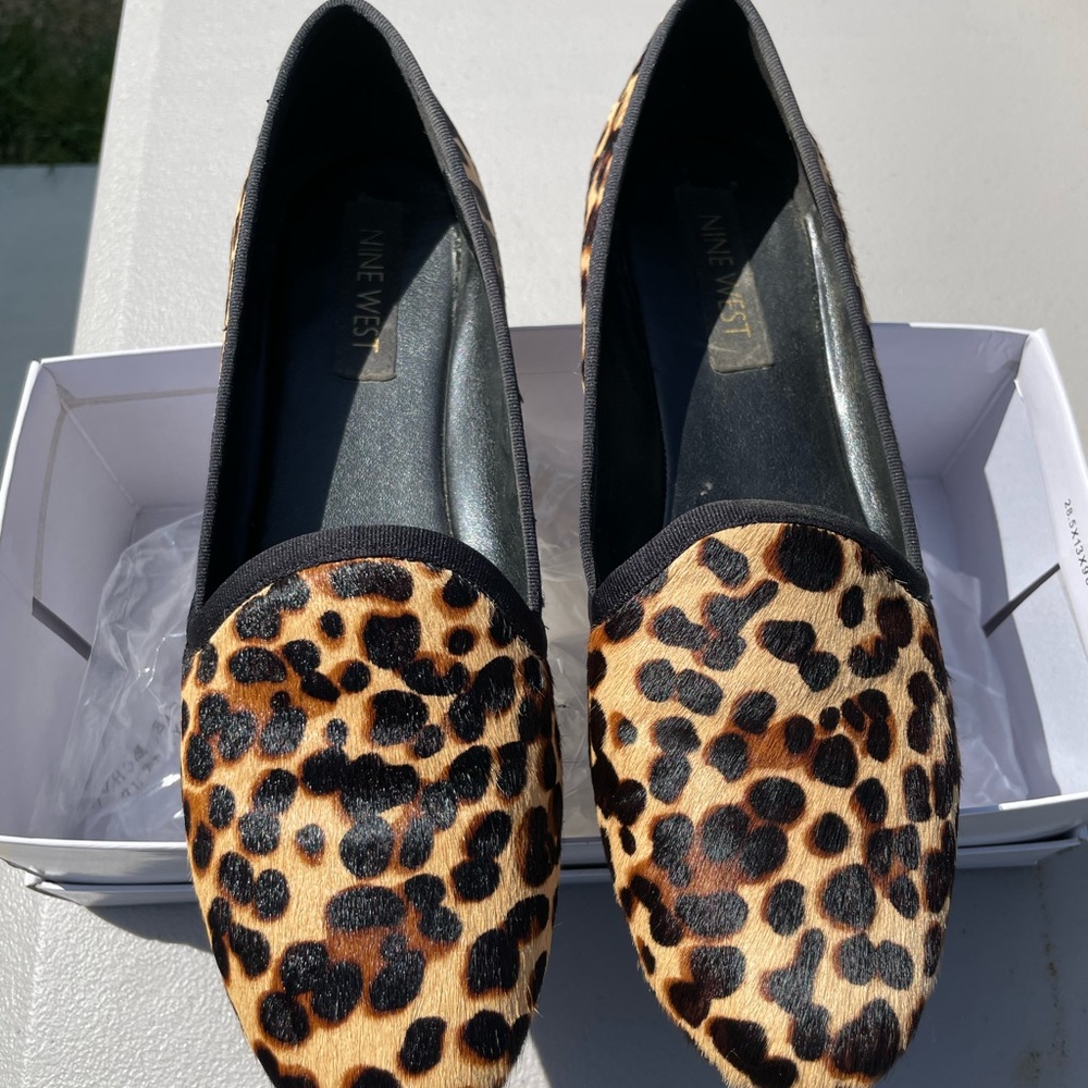Nine West Cheetah Flats